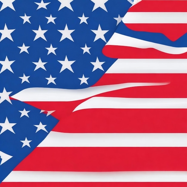 vettore bellissimo sfondo bandiera americana