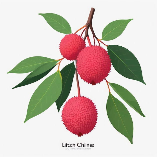 vettore di litchi