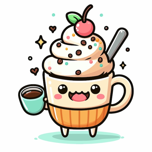 vettore di tazza di caffè