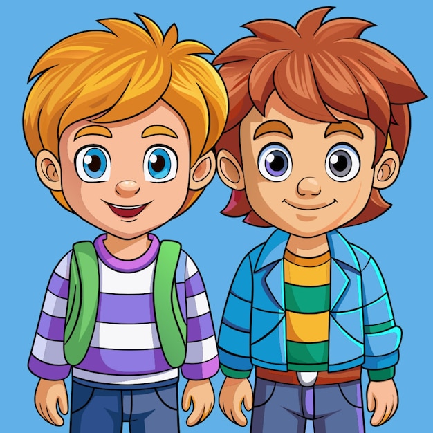Vettore gratuito disegnato a mano amici illustrazione di cartoni animati Clipart amp Line Art Designs Disegni gratuiti disegnati a mano
