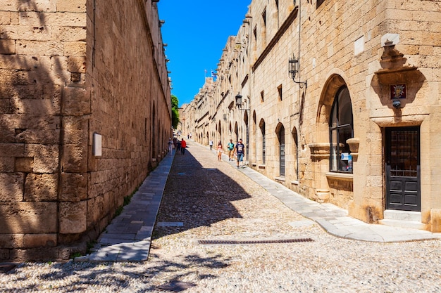 Via dei Cavalieri di Rodi Grecia