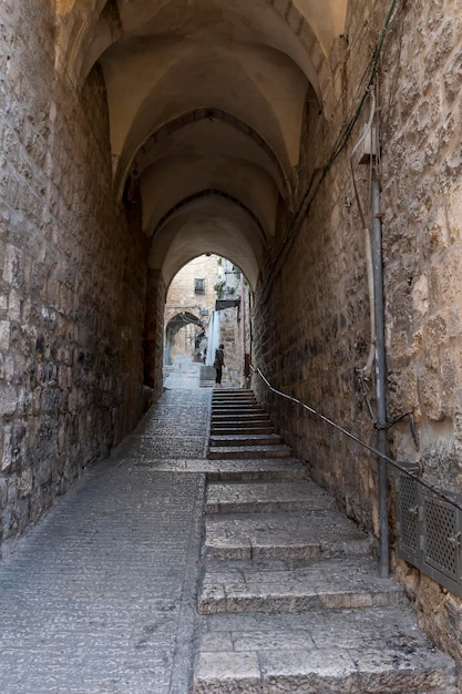 Via della città vecchia di Gerusalemme