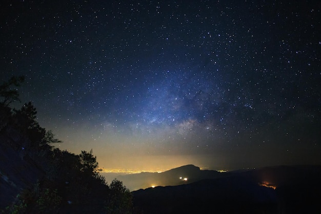 Via Lattea a Doi Inthanon Chiang mai Thailandia