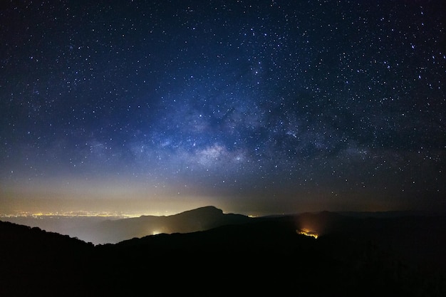 Via Lattea a Doi Inthanon Chiang mai Thailandia