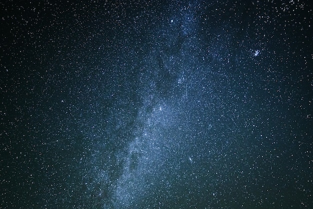 Via Lattea. Vista notturna con cielo stellato