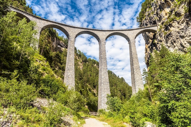 Viadotto Landwasser a Filisur Svizzera