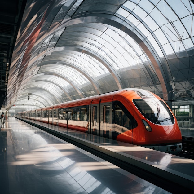 Viaggia nel tempo e nello stile in questa stazione ferroviaria postmoderna