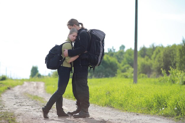 Viaggiare con lo zaino a piedi