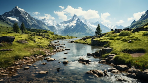 Viaggiare vicino a una montagna