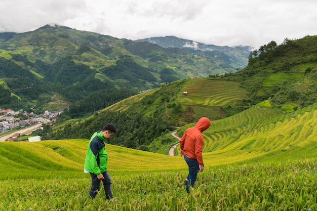 Viaggiatore a Sapa