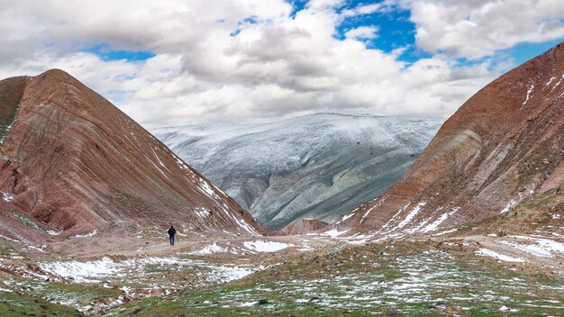 Viaggiatore solitario negli altopiani