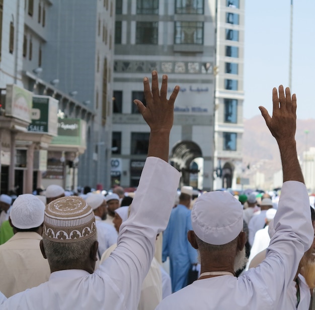 Viaggio all'hajj nella foto di alta qualità della mecca