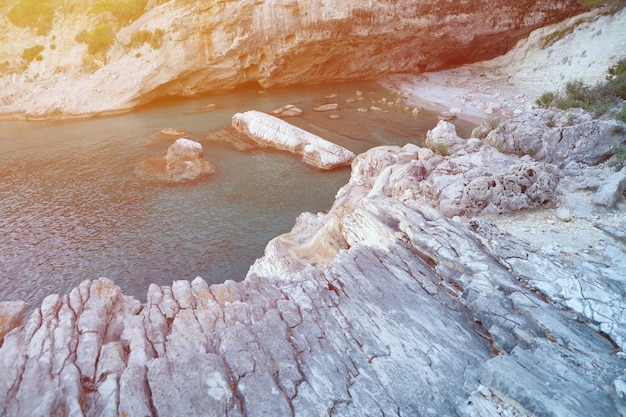 Viaggio in Turchia Mar Egeo e rocce laguna paesaggio natura