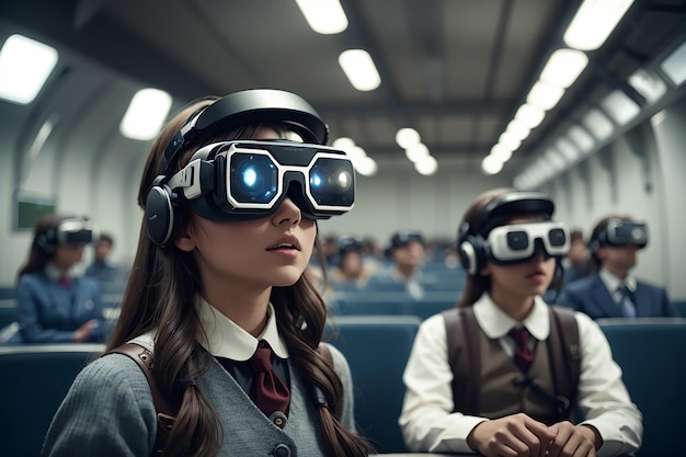 Viaggio nel tempo attraverso rievocazioni storiche in realtà virtuale in aule futuristiche