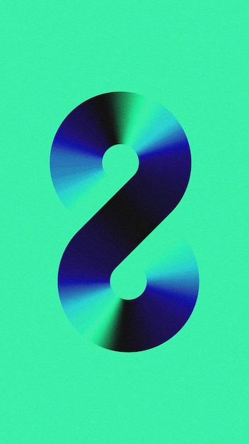 Vibrant abstract gradient loop mobile wallpaper