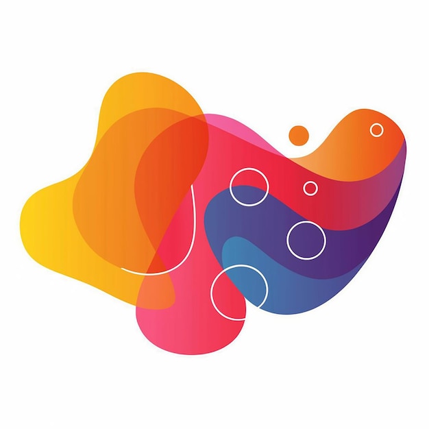 vibrant colors flowing in a smooth wave of abstract elegance