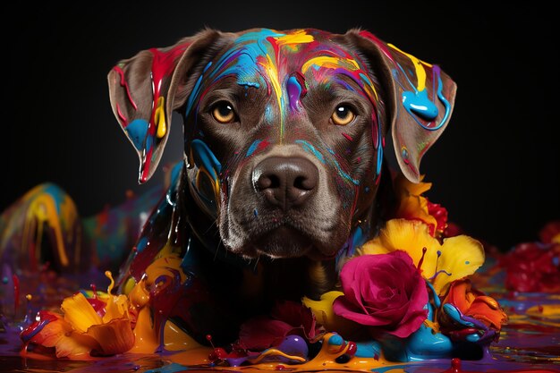 Vibrant_dog_covered_in_paint_marks