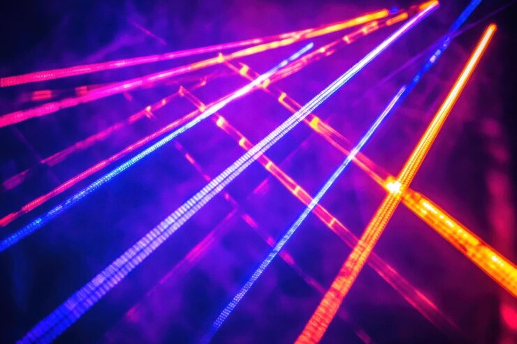 Vibrant Light Trails Intersect Dynamically