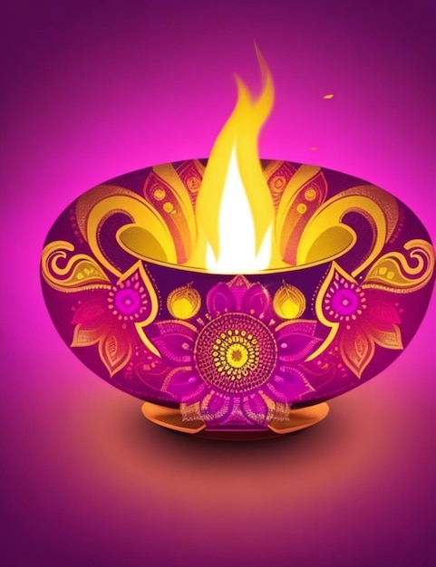 vibrante sfondo Diwali