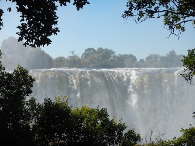 Victoria Falls al confine tra Zambia e Zimbabwe