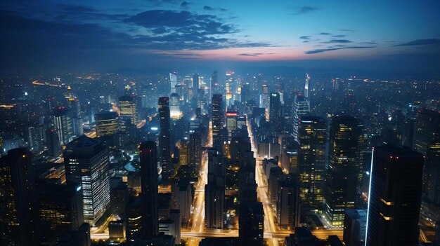 Victoria Peak di notte