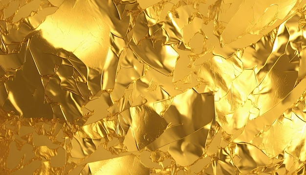 Viene mostrato un pezzo di carta sventato d'oro con sopra la parola oro.