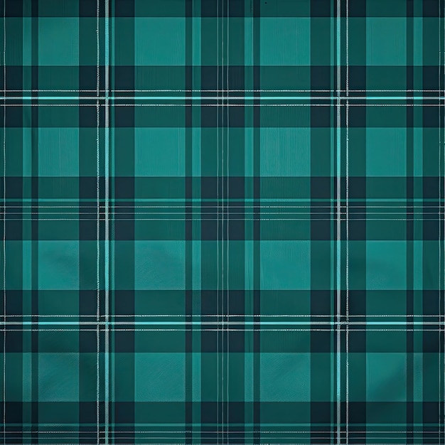 viene mostrato un tartan a quadri blu e verde