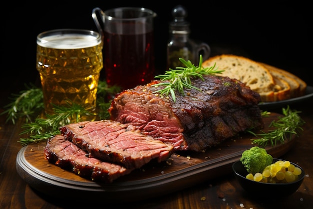 Viene servita una deliziosa carne fritta