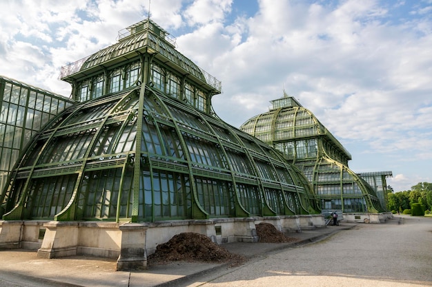 Vienna Austria 15 giugno 2023 Casa botanica Casa nel deserto nel parco del palazzo di Schoenbrunn