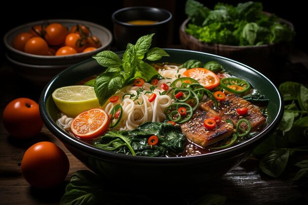 Vietnamese Pho Bowl of Happiness Miglior fotografia di noodle pho