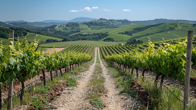 Vigna organica con pratiche biodinamiche