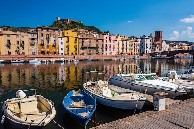 Villaggio di Bosa in Sardegna