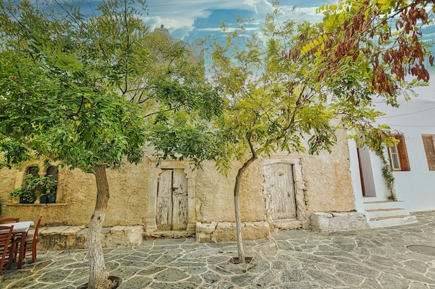 Villaggio di Chora nell'isola di Folegandros