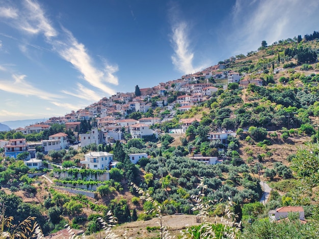 Villaggio di Glossa nell'isola di Skopelos