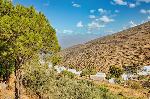 Villaggio di Kallitsos a Serifos Grecia