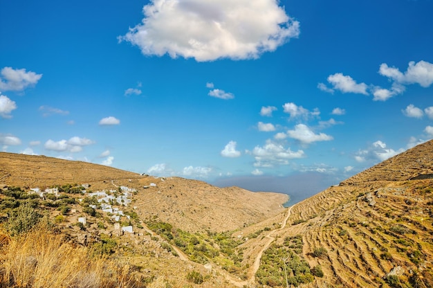 Villaggio di Kallitsos a Serifos Grecia