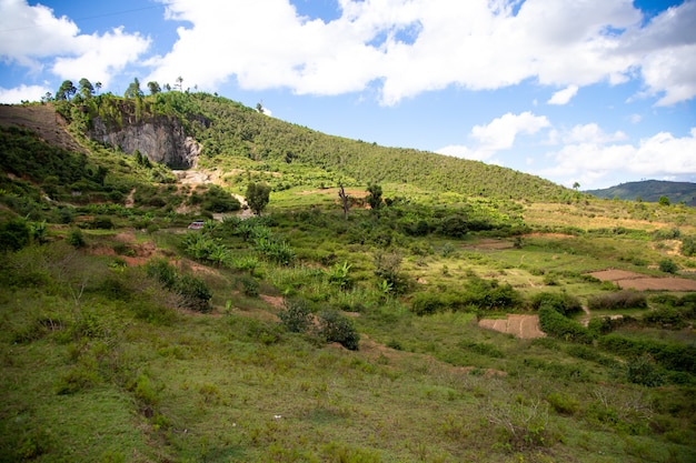 Villaggio di montagna in Madagascar