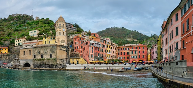 Villaggio di Vernazza, Cinque Terre, Liguria, Italia