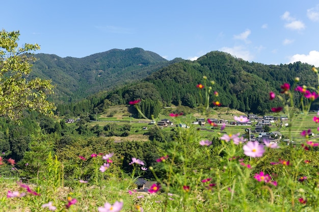 Villaggio giapponese a Miyama del Giappone