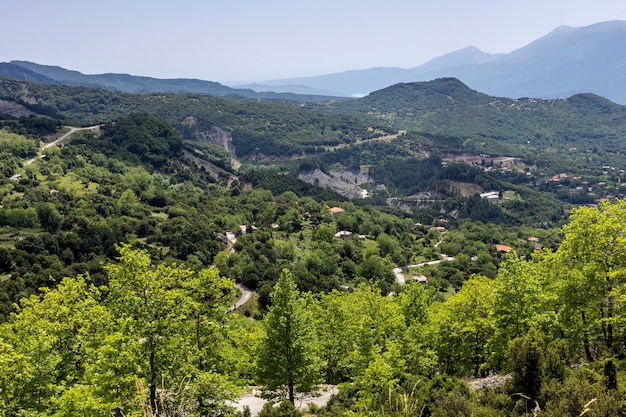 Villaggio greco tradizionale Kataraktis Epiro Grecia