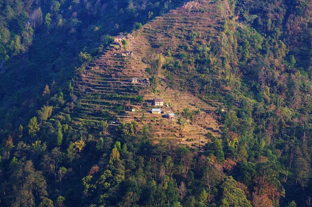 Villaggio in Nepal