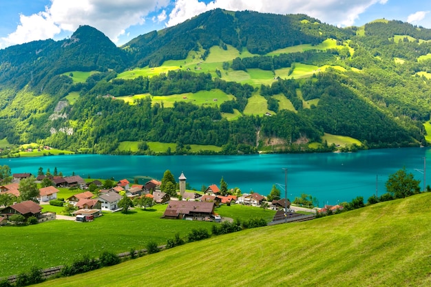 Villaggio svizzero Lungern, Svizzera