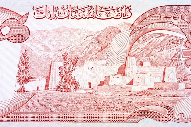 Villaggio tribale fortificato dal denaro afghano