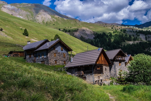 Villard ceillac in qeyras nelle alte Alpi in Francia