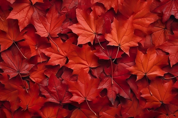 Vino rosso foglie d'autunno consistenza autunno natura sfondo AI Generativo