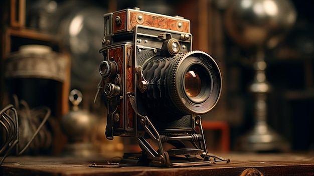 Vintage Camera Una straordinaria miscela di Steampunk e arte