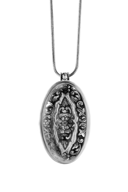 Vintage necklace isolated