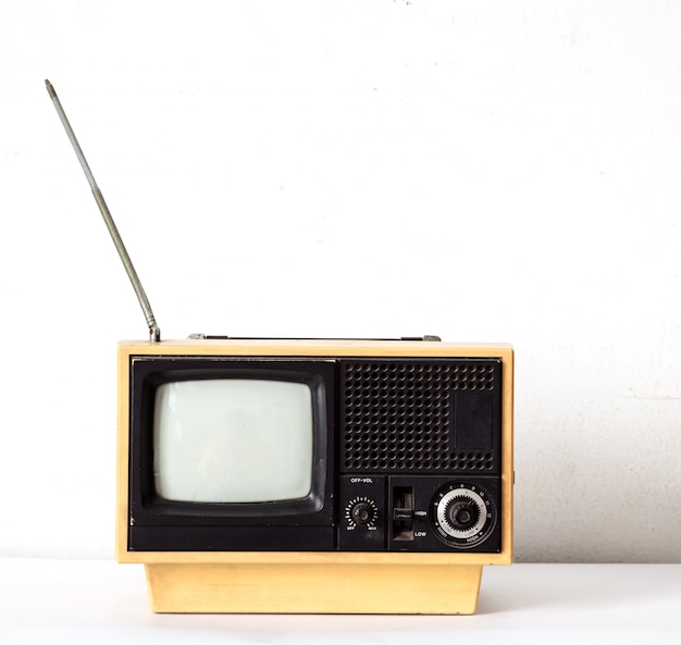 Vintage Yellow TV