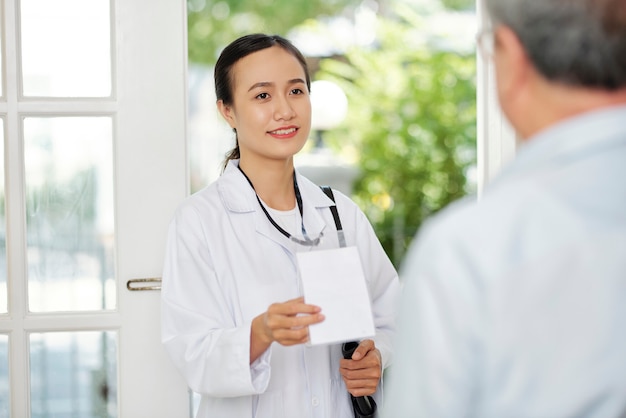 Visita del medico a domicilio