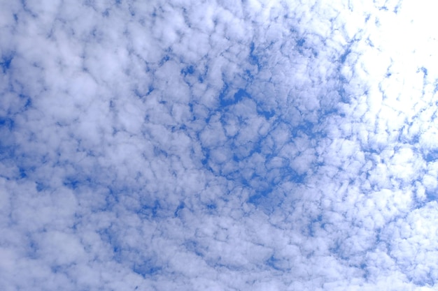 Vista a basso angolo delle nuvole nel cielo